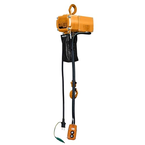 HELIX 小型電気チェーンホイスト 100V 定格荷重200kg 電動チェーンブロック