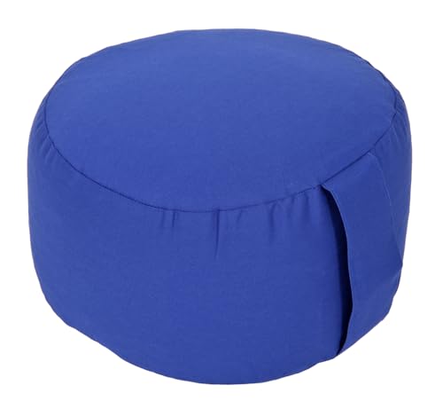 Yogabox Yogakissen Glückssitz Basic small Made in Germany, Buchweizenschalen, blau Yogabox Yogakissen Glückssitz Basic small Made in Germany, Buchweizenschalen, blau