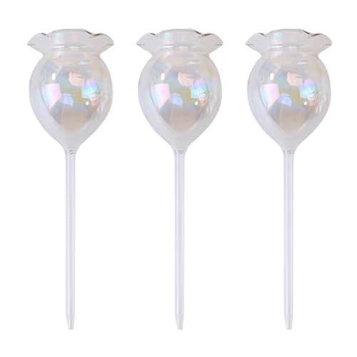 3 globos de riego fiables, duraderos, dispositivo de riego para jardín, flores y plantas