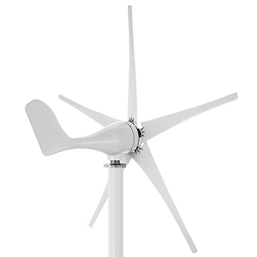 SHZOND 1200W Wind Generator Hybrid Wind Turbine Generator DC 12V Turbine Wind Generator 5 Blades Wind Generator Kit - Thumbnail 6