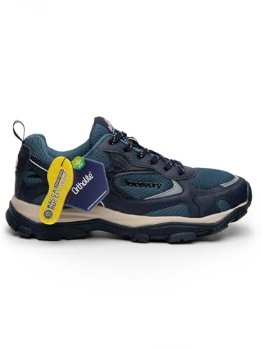 Image of Bacca Bucci x Discovery Trek 0.1 Men's Trekking & Trail Hiking Shoes | All-Terrain Outdoor Sneakers with Ortholite Eco Insole & Chunky Grip Sole