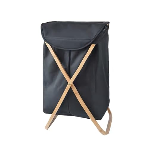 Panier à linge pliable en bambou trieur de linge portable et sac à vêtements sales
