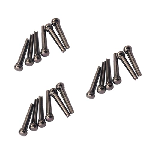 Pont de guitare acoustique laiton et chevilles en abalone pour cordes folk