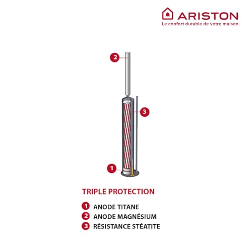 Chauffe eau électrique Ariston ABYLEOS EXPERT WIFI 150 litres Vertical Mural Flexibilité Énergétique Stéatite - vue 10