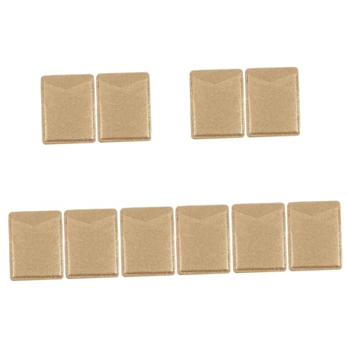 Porte-cartes arrière de téléphone élégant en cuir PU avec finitions soignées anti-rayures
