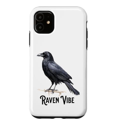 Raven Vibe Corvid �t�[�h�t���J���X �S�V�b�N�o�[�h �X�}�z�P�[�X iPhone 11 �p
