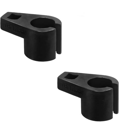 Mautopily Universal Oxygen Sensor Sockets (2pcs), 3/8 in. Drive, 7/8 in. (22 mm), Offset Wrench Removal Tool