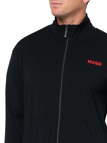 HUGO Jaqueta esportiva masculina com zíper