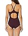BALEAF Women's Athletic Training Adjustable Strap One Piece Swimsuit Swimwear Bathing Suit Wine Red 34