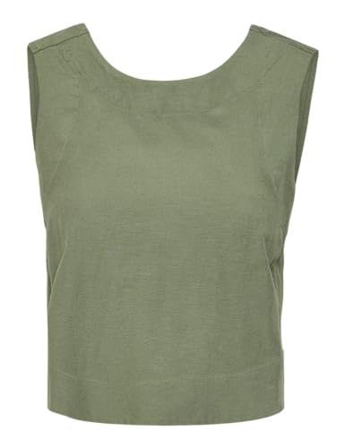 Top court femme PIECES Pcminidi léger et respirant en coton doux