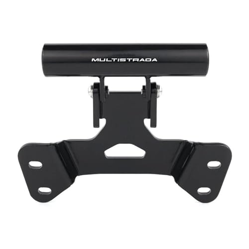 Support Support De Téléphone pour Navigation Moto pour Ducati Multistrada V4 2021-2025, Cadre Fixation GPS, Plaque Guidon Kit De Montage(Noir 5)