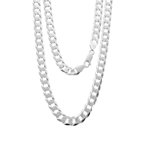 Chaîne en argent 925 TreasureBay 8 mm, un bijou de caractère pour homme
