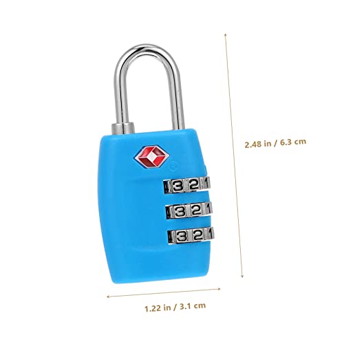 SHOWERORO 2 Pçs Cadeado Tsa Cadeado Digital Fechadura De Armário Fechadura De Porta Digital Fechadur