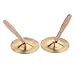 IUANC Haute qualité 1 Paire cymbales de cuivre poignée de Tambour Percussion Jouet for Enfants d'éducation Musicale pour la soirée dansante (Color : 2pcs)
