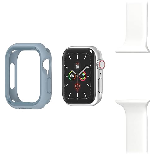 Image of OtterBox - Apple Watch Series SE /4 /5 /6, 44mm Exo Edge Bumper Case - Protective Case for Smartwatch, Sleek & Precision Fit (Purple) (Lake Mist, 44mm)