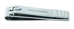 Tweezerman Stainless Steel Toenail Clipper, Non Slip Handle, Large Straight Edged Professional Clippers, (Pack of 1)