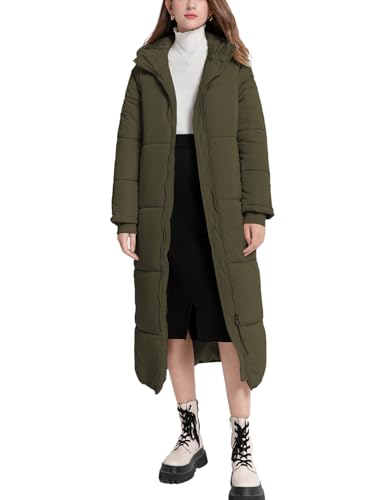 Manteau d'hiver matelassé Sukany doudoune longue à capuche pour femme