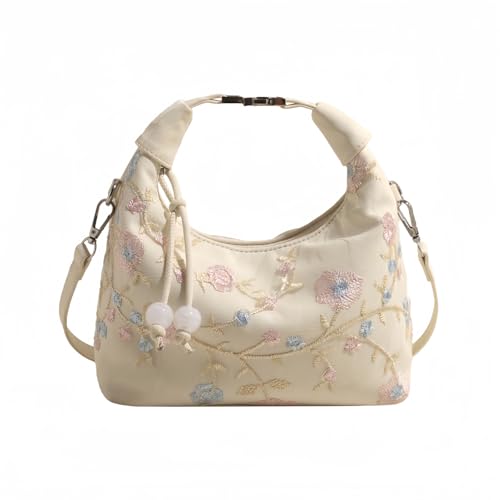 Image of Crescent Crossbody Shoulder Bag, Tote Handbag for Women, Sling Hobo Purse with Chain Strap