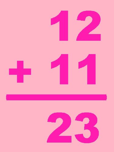 Pink Ordered Addition Flash Cards eBook : Hawking, Art, Dill, Kenny ...