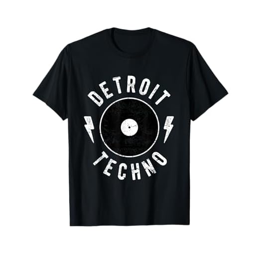 Detroit Techno Music Outfit Vinyl Electronic Music T-Shirt