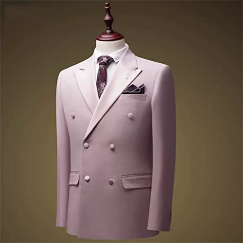 Men's Suit Suit Slim Thin Section Groom Wedding Party Dress Suit Two-Piece4