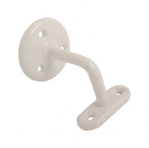 Pack of 10 Hand Rail Brackets - Finished in White