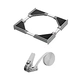 ヘビーデューティードライヤー洗濯機接続ラックパンチングドライヤースタッキングアンチノイズ乾燥アクセサリ格納式乾燥ランドリー