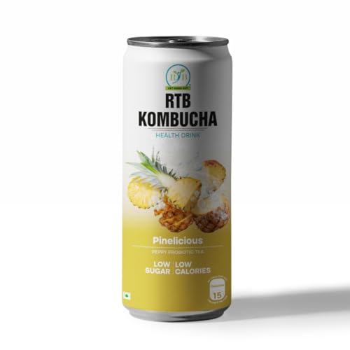 Image of RTB KOMBUCHA Health Pineapple Drink - Pack of 250ml | Helps in Immune System & Digestive System(Kombucha Culture, Fruit Pulp & Organic Sugar)