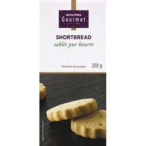 Monoprix Gourmet Shortbread, sablés pur beurre - Le paquet de 200 g