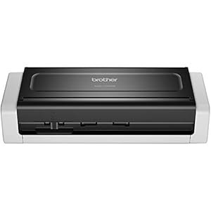 Brother ADS-1700W Document Scanner, Wireless/USB 3.0, Compact, Desktop, 25PPM, A4 Scanner, Includes AC Adapter, UK Plug