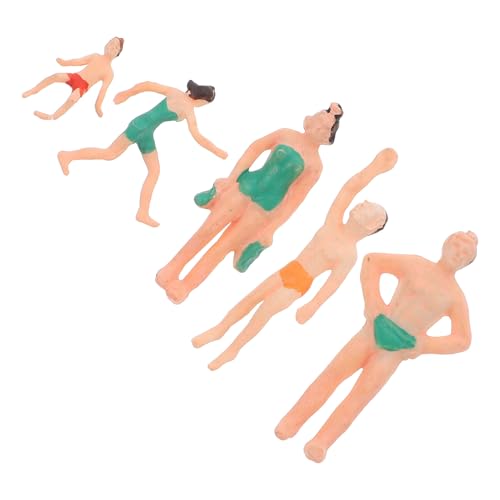 Frcolor 5個 スケール建築模型 ジオラマ用フィギュア 立て対応 多用途インテリア コレクション用