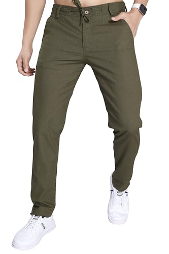 Image of DIVISIVE Men's Loose Fit Linen Blend Cotton Pants