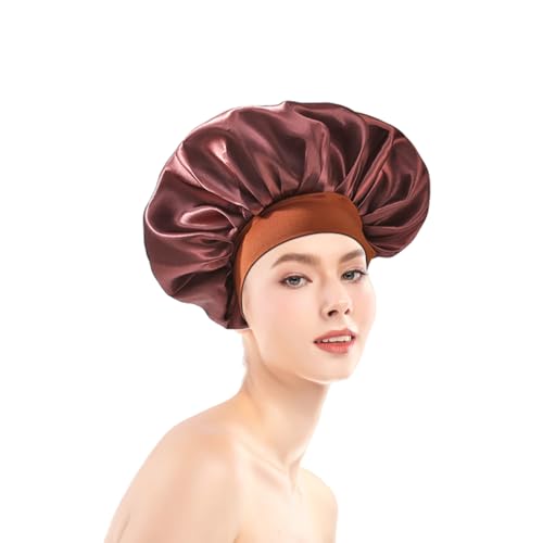 Sufune Seidenhaube Braun 008