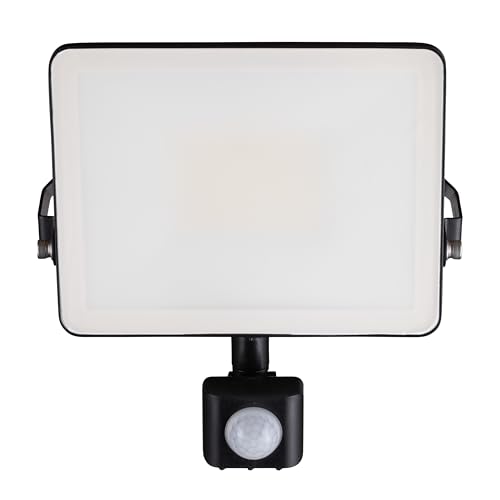 TCP 30W LED Security Floodlight w PIR Sensor, Outdoor, Bright 4800lm, Cool White 4000K, IP44 Waterproof - Image 2