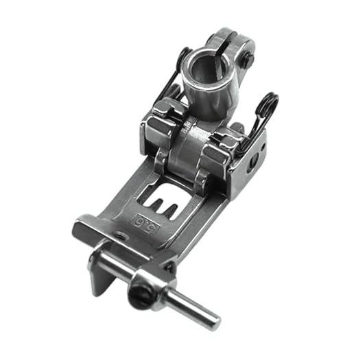 Blooy - Adjustable Fabric Guide Presser Foot for Siruba F007 C007 Pegasus W500 W600 Yamato VC2700,VG2700 Coverstitch Sewing Machines (Needle Distance 5.6mm)