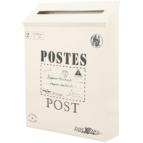DOITOOL Vintage Wall Mailbox with Lock Cover