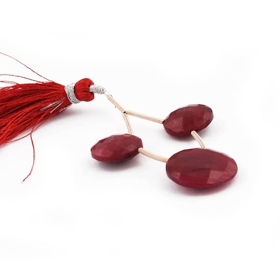 Perles de rubis 13mm-16mm LKBEADS pour créer vos propres bijoux de soirée faits main