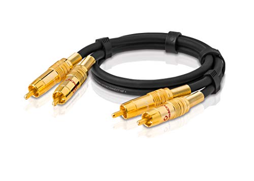 Cable RCA Oehlbach 2029 NF 1 blindado contra interferencias de audio