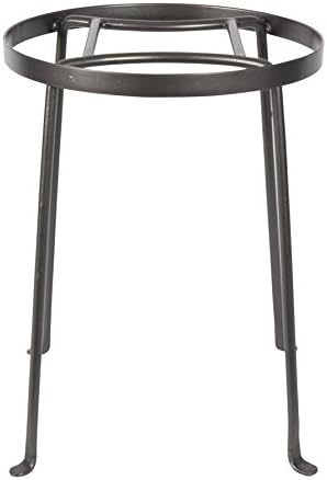 Achla Designs FB-31 Argyle II Wrought Iron Plant Stand, 14-inch H, Graphite