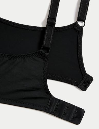 Image of Marks & Spencer Womens Polyamide Non PaddedWired Bra 38DD Black