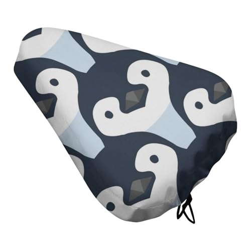 ペンギン 自転車サドルカバー 自転車カバー 撥水 サドルカバー 自転車用 着脱簡単 伸縮性 日焼け防止 通勤 通学