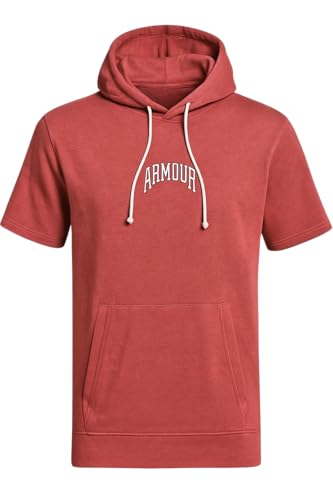 Sweat à capuche court Under Armour Rival Terry respirant pour entraînement homme