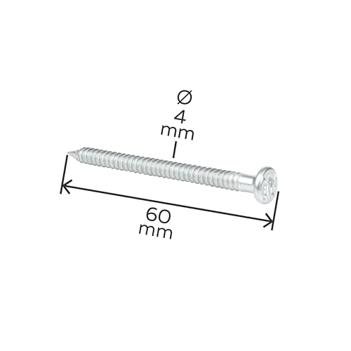 Pointe de fixation Alberts 839055 galvanisée 4 x 60 mm finition durable