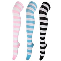 3 Pairs: Blue/Black/Pink