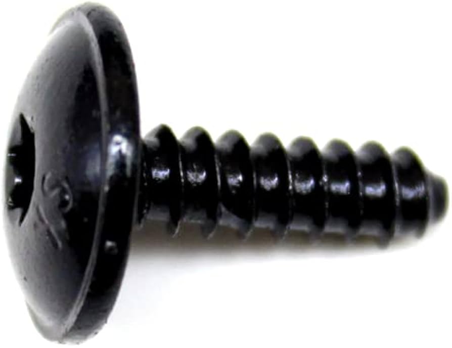Amazon.com: 10pcs Black Metal Fender Liner Splash Guard Screw T25