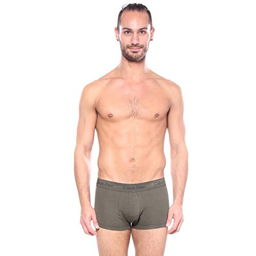 Image of Calvin Klein Cotton Stretch 3 Pack Low Rise Trunks