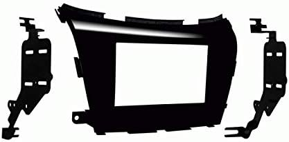 Double Din Install Car Stereo Dash Kit for a Aftermarket Radio Fits 2015-2019 Nissan Murano Trim Bezel is Painted A Custom High Gloss