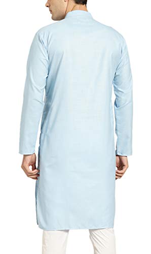 Image of SOJANYA Men's Cotton Straight Fit Casual(Since 1958 Solid Kurta Crafted for Elegance