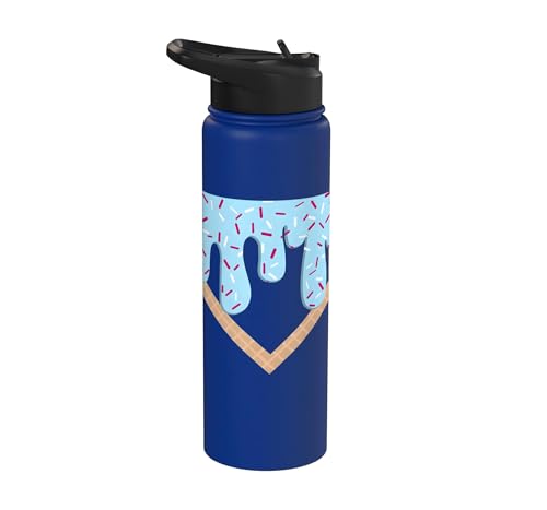 Baseball Life Style Apparel Youth Drip Baseball Boys Kid Stainless Steel Insulated Water Bottle