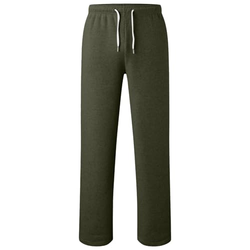 Boys Baggy Sweatpants Solid Color Straight Leg Casual Pants Elastic Waist Athletic Joggers Sweat Pants with Pockets2